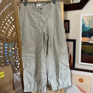 SUPER-SOFT SOMA MID-RISE
 Wide-Leg Pants - green tea